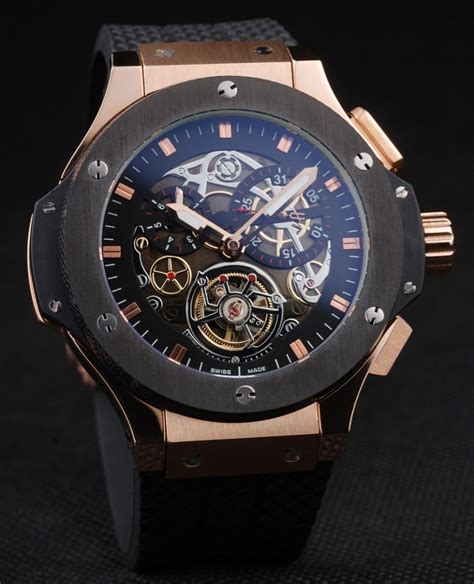 hublot king power tourbillon gmt all black replica|hublot watches for sale.